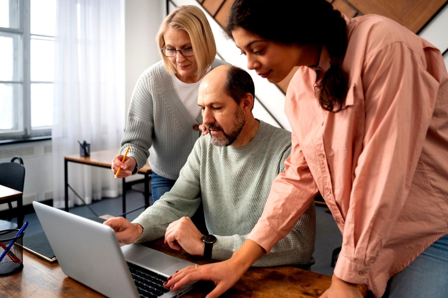 Australian family reviewing household budget and expenses